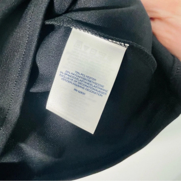 Lands’ End Little Girls Black Sleeveless Gold & Silver Dress Size S(4) - Picture 8 of 9